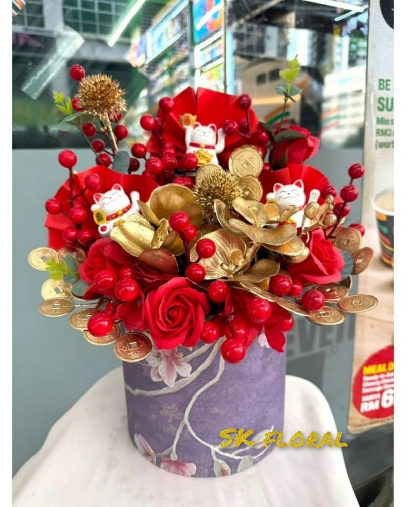 Fortune Flower Cat  17