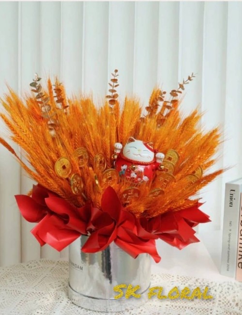 Fortune Flower Cat  09