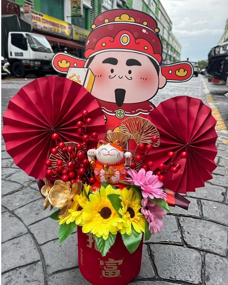 Fortune Flower Cat  07