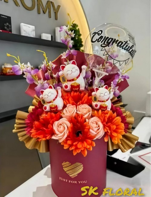 Fortune Flower Cat  26