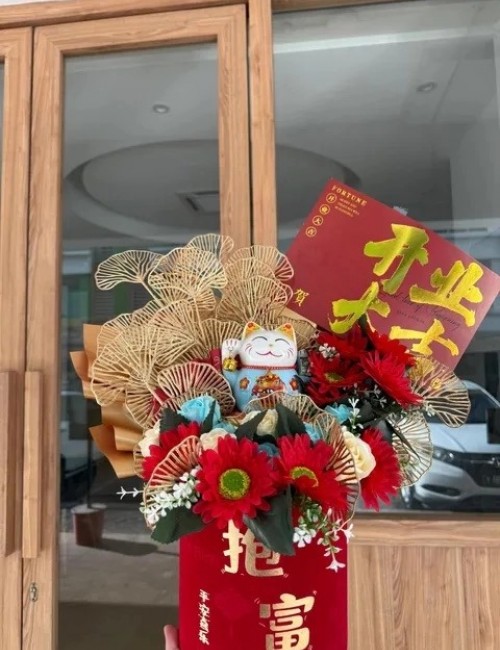 Fortune Flower Cat 52