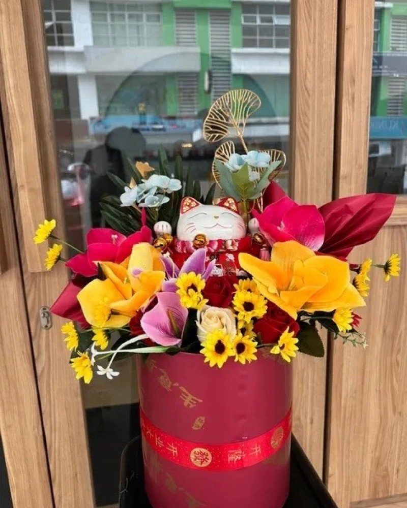Fortune Flower Cat 56