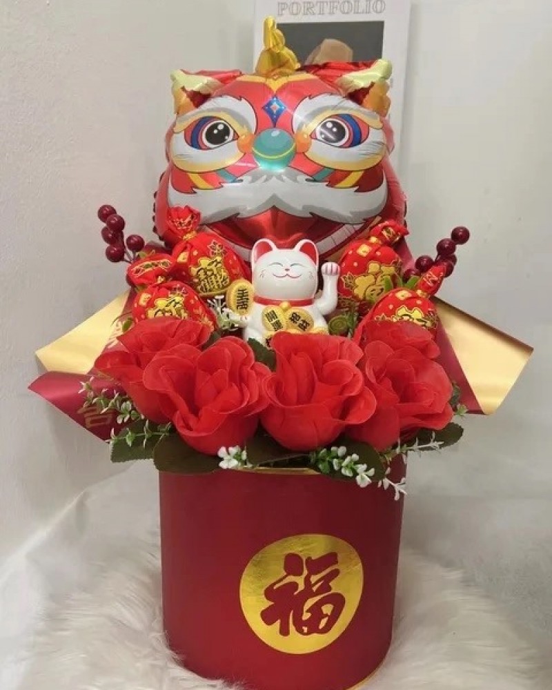 Fortune Flower Cat 65