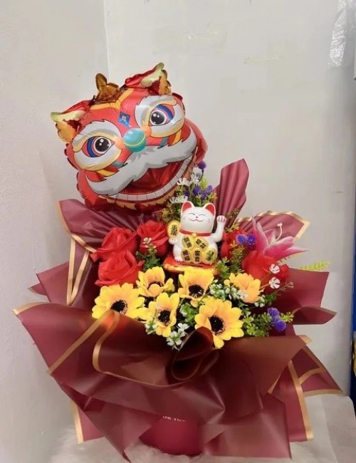 Fortune Flower Cat 68