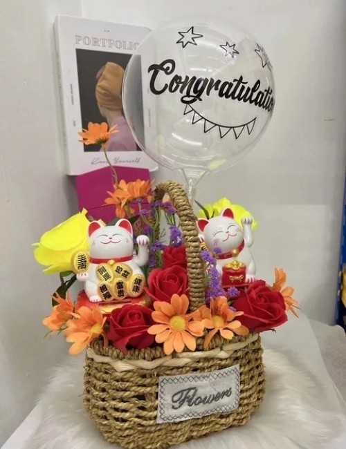 Fortune Flower Cat 69