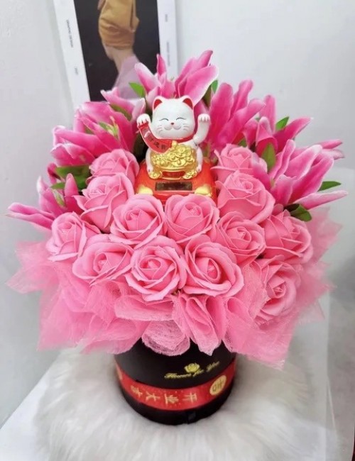 Fortune Flower Cat 73